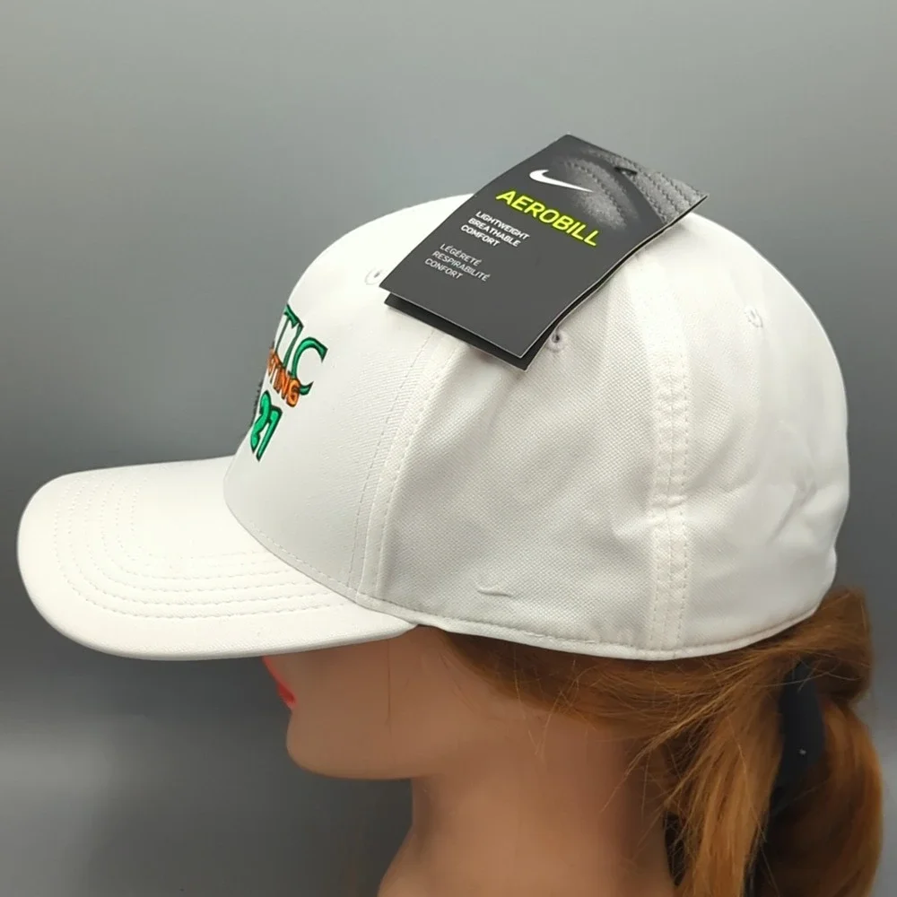 Celtic Golf Outing 2021 Nike Classic99 Dri-Fit Fitted Hat Cap M/L White NWT